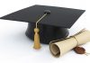 Graduation Cap Diploma Isolated On A White Background
