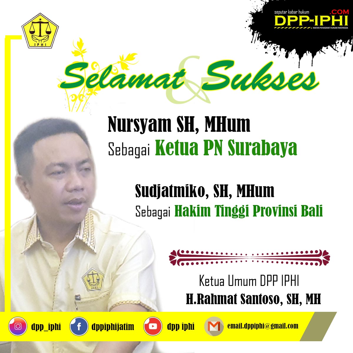 UCAPAN KETUA PN SURABAYA
